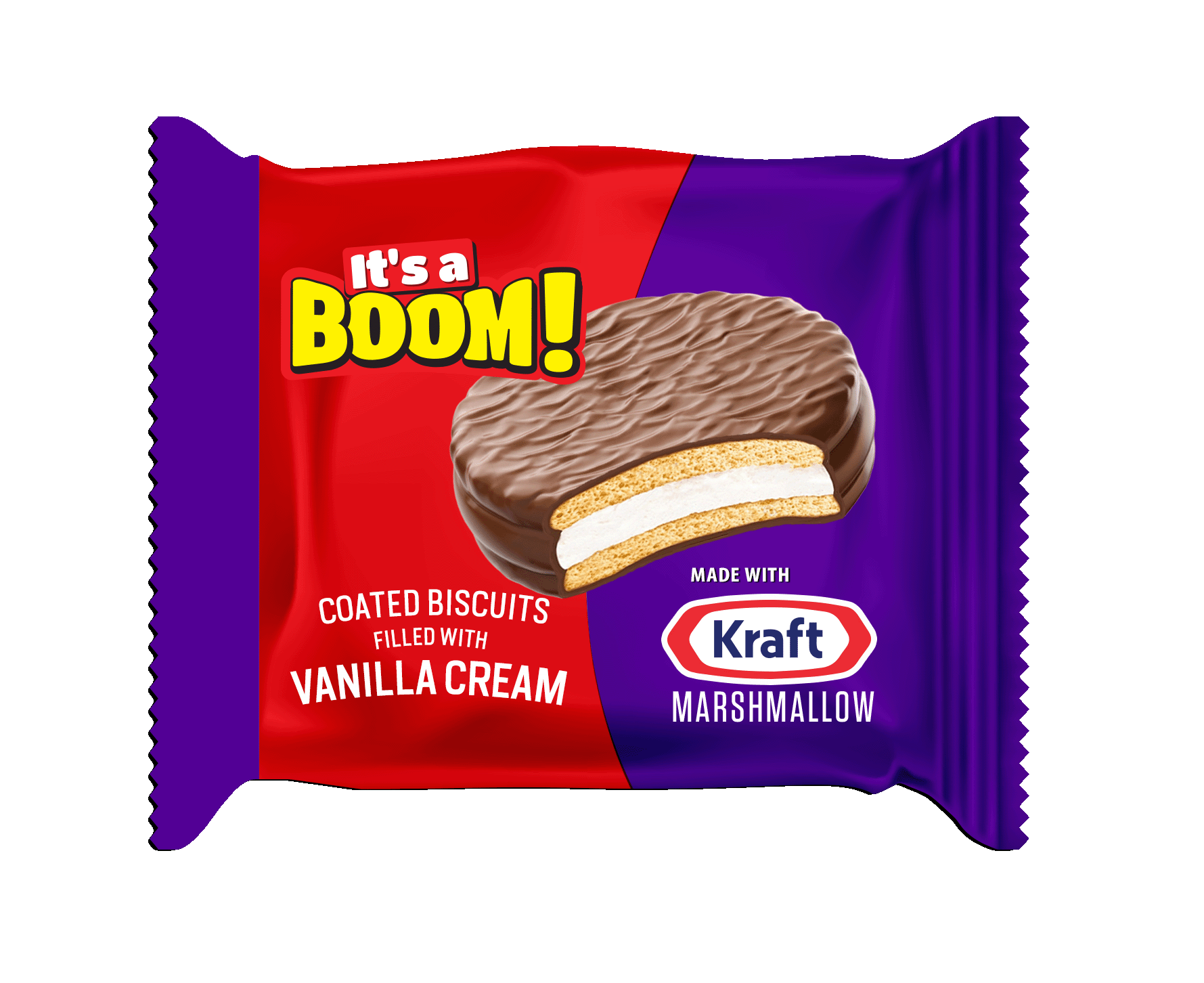 Coated Vanilla Biscuit